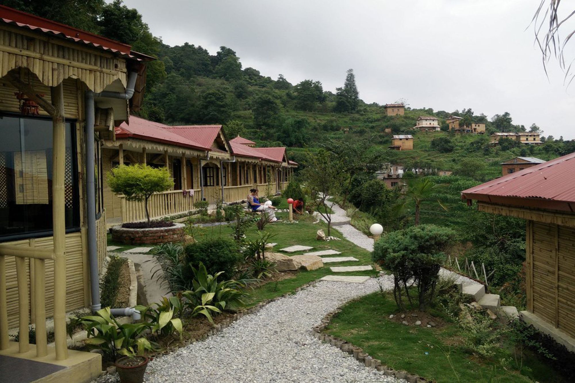 ホテル Nepal Yoga Retreat Bageshwori エクステリア 写真
